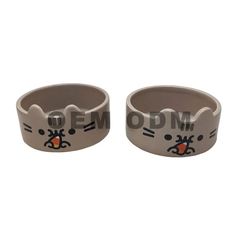 Piatto per gatti in ceramica